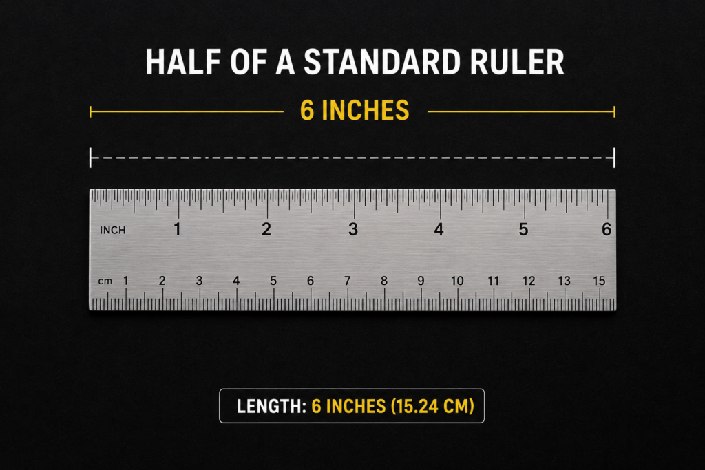 8. Half of a Standard Ruler
