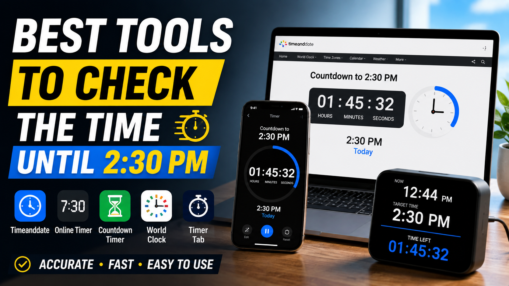 Best Tools To Check The Time Until 2:30 PM