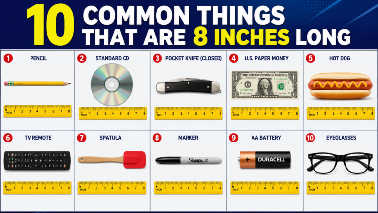 10 Common Things That Are 8 Inches Long
