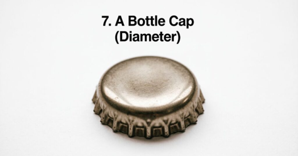 A Bottle Cap (Diameter)