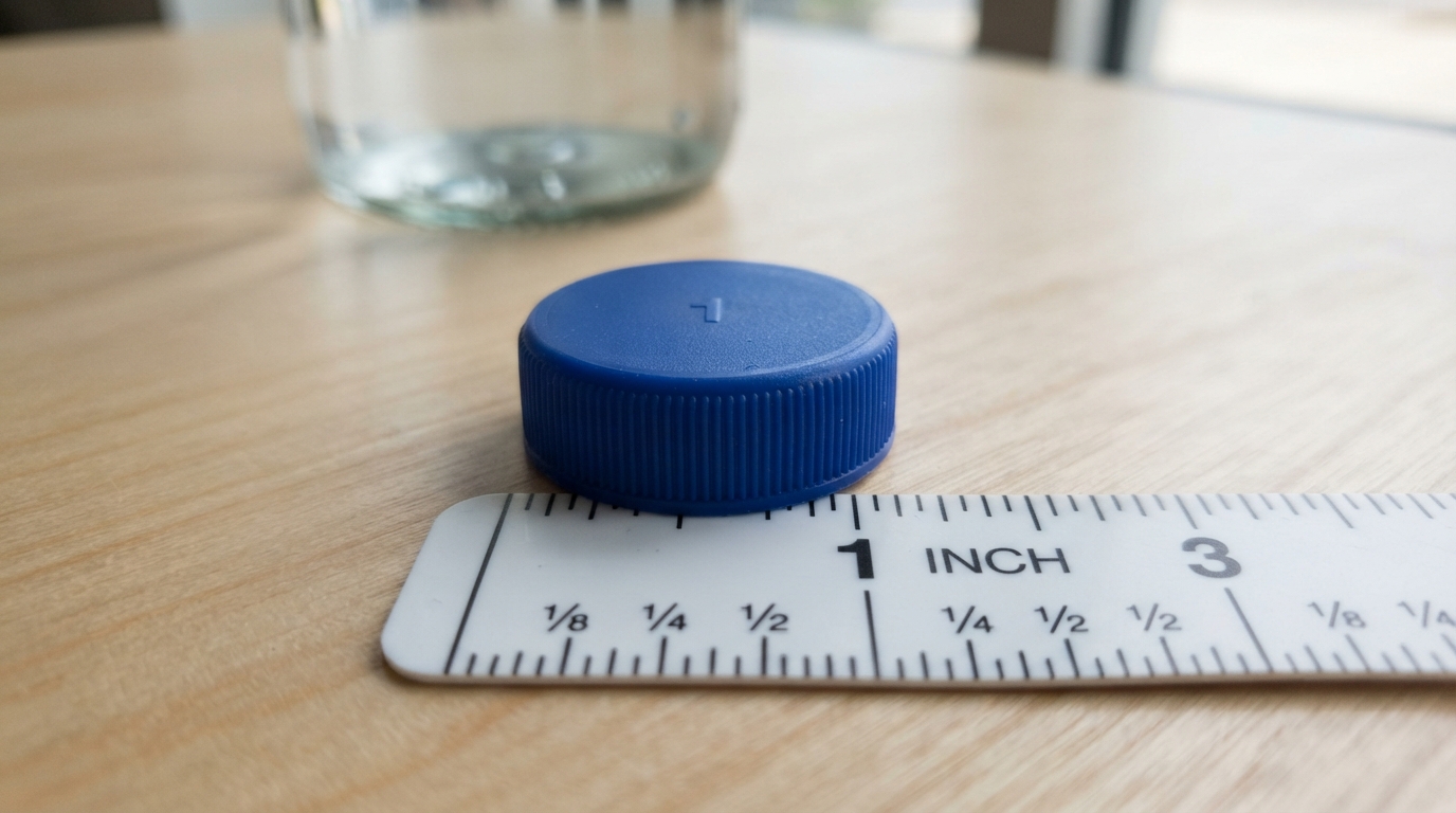 THE DIAMETER OF A BOTTLE CAP