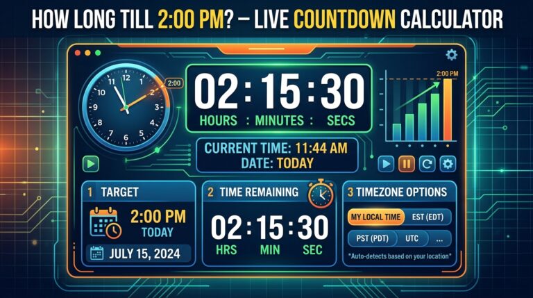 How Long Till 2:00 PM
