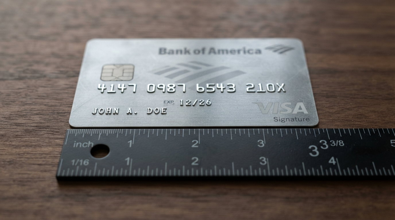 Credit Card Length (Very Close Reference)