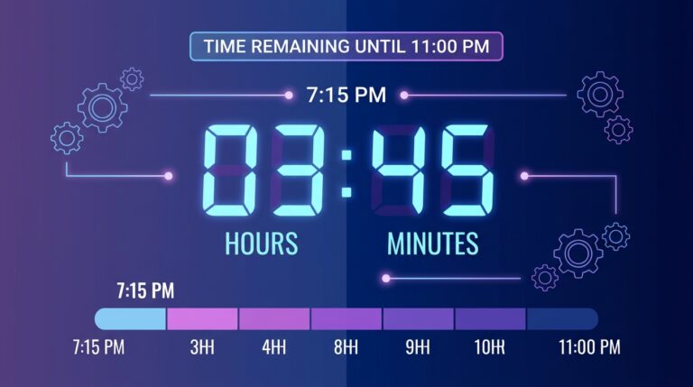 How Long Until 11:00 PM?