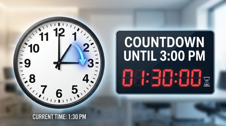 How Long Until 3:00 PM?