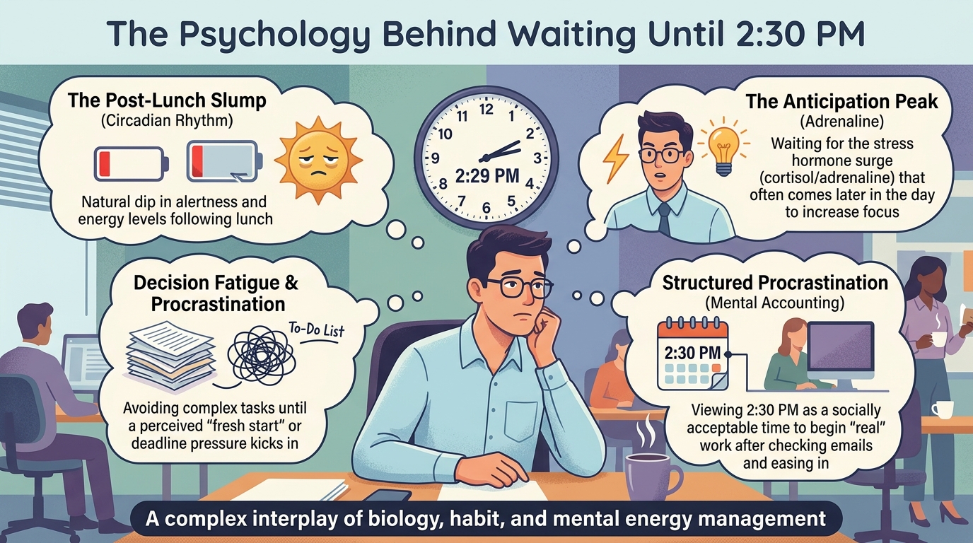 The Psychology Behind Waiting Until 2:30 PM