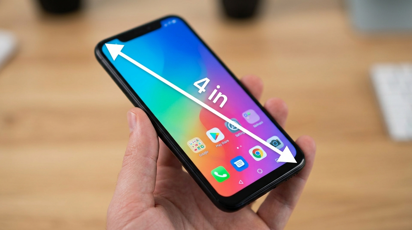 Small Smartphone Screen (Diagonal Measurement)