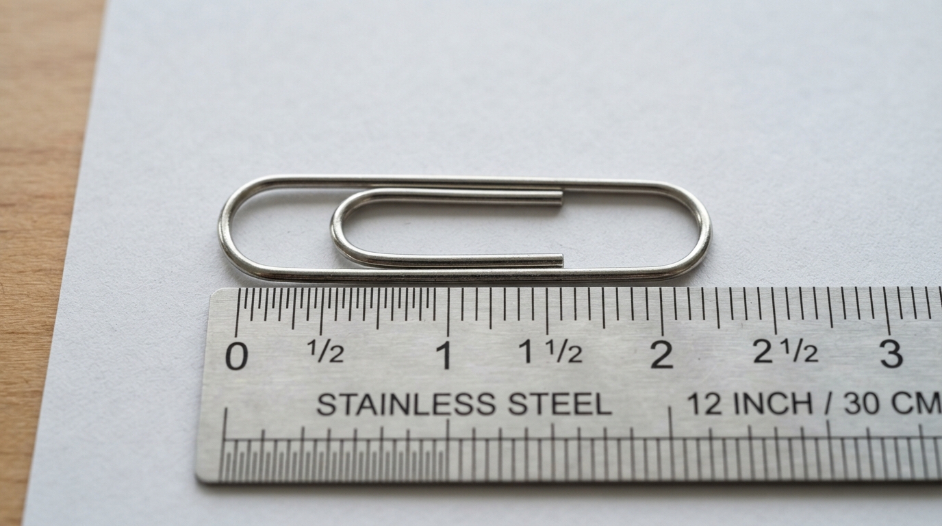  A STANDARD PAPERCLIP