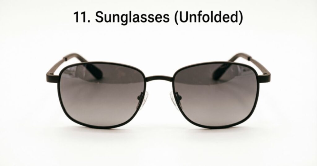  Sunglasses (Unfolded)