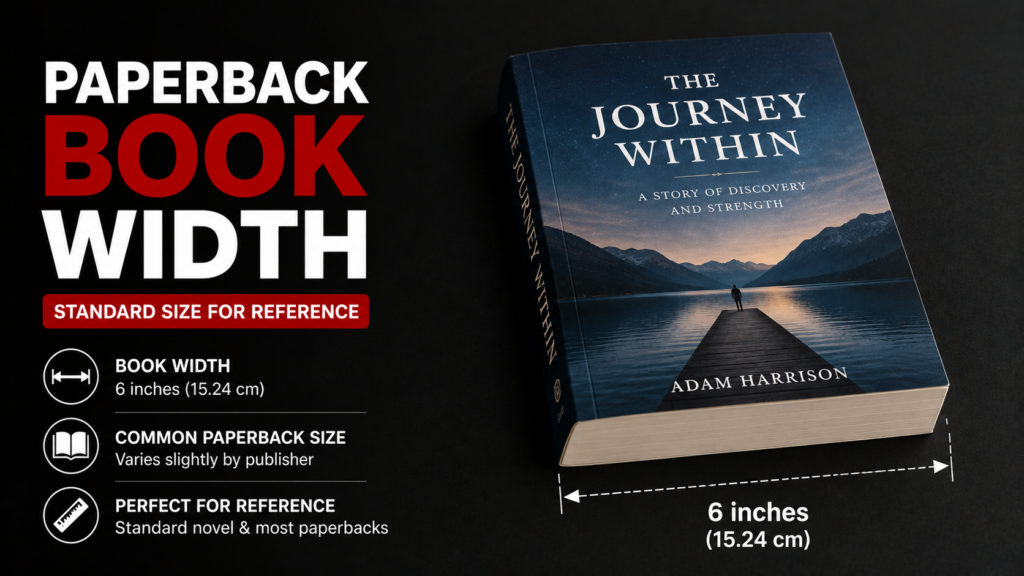 7. Paperback Book Width
